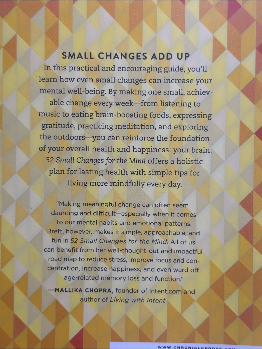 52 Small Changes for Mind by Brett Blumenthal | Self-Help | Paperback Book - Picture 3 of 15